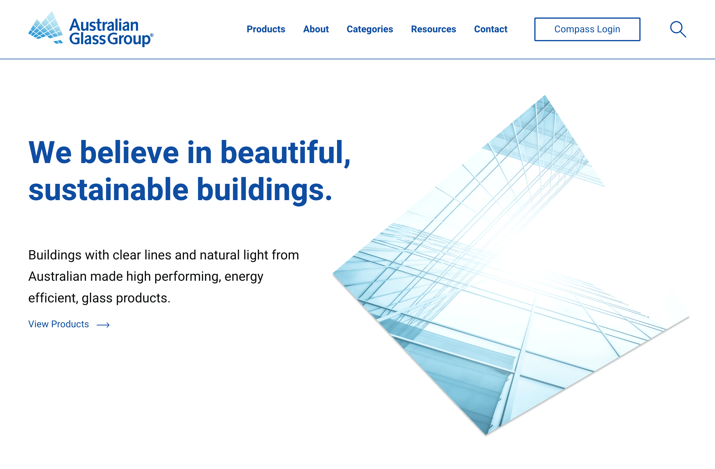 Australian Glass Group website