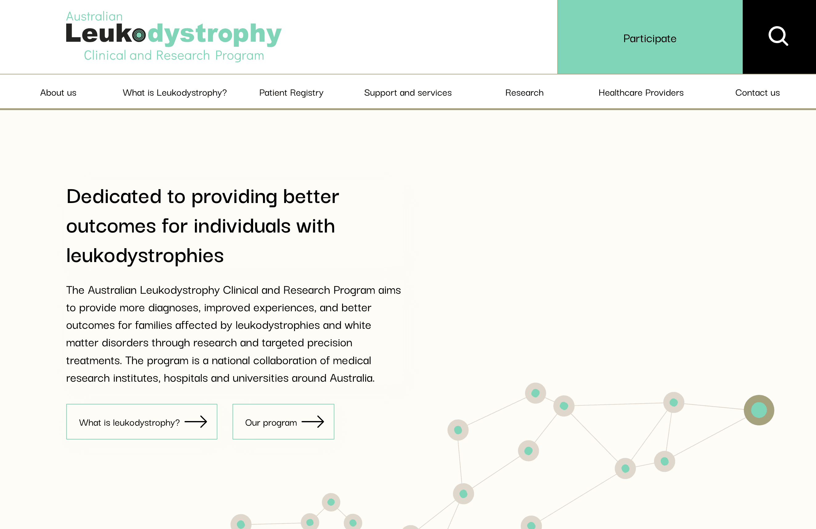 Australian Leukodystrophy Clinical and Research Program website